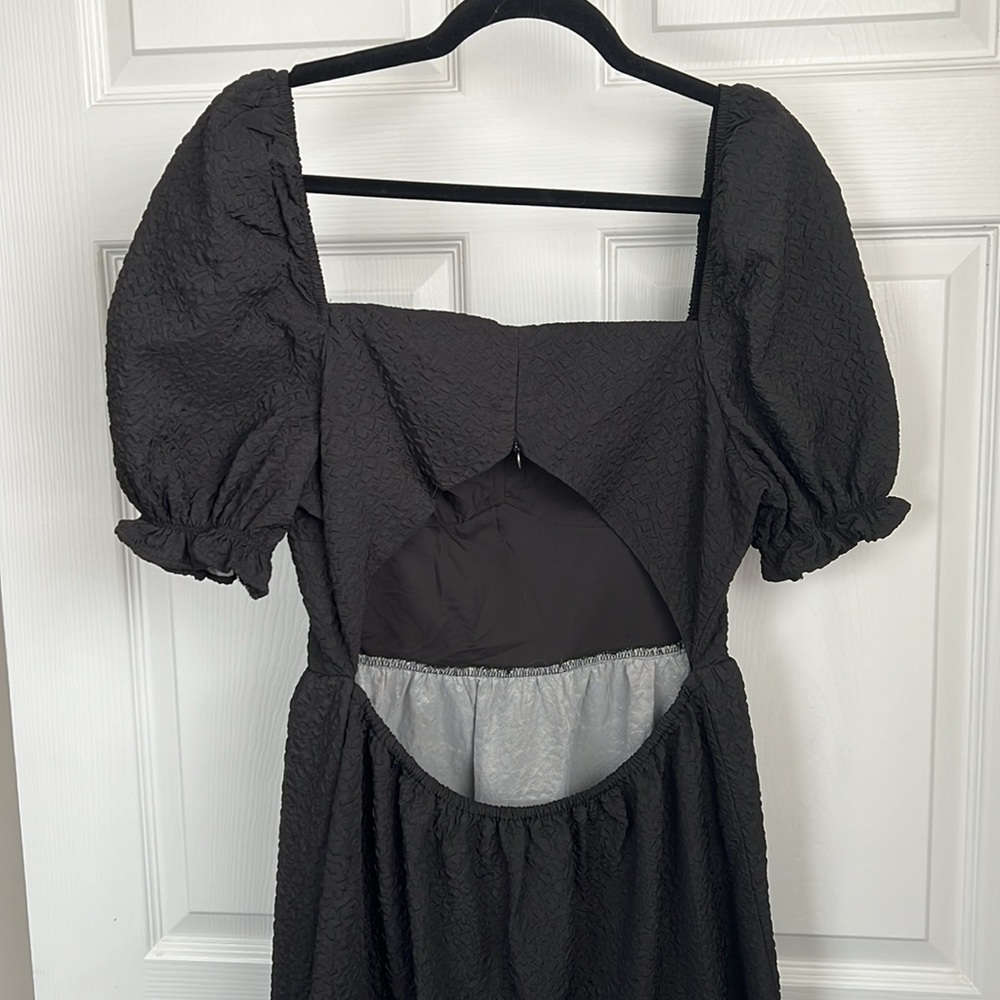The Frolic Long Black Dress - Picture 4 of 5